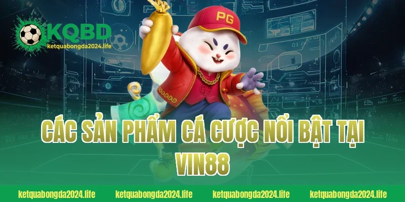 Các sản phẩm cá cược nổi bật tại Vin88