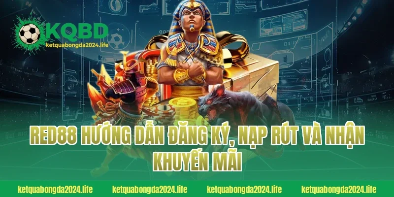 RED88 hướng dẫn đăng ký, nạp rút và nhận khuyến mãi